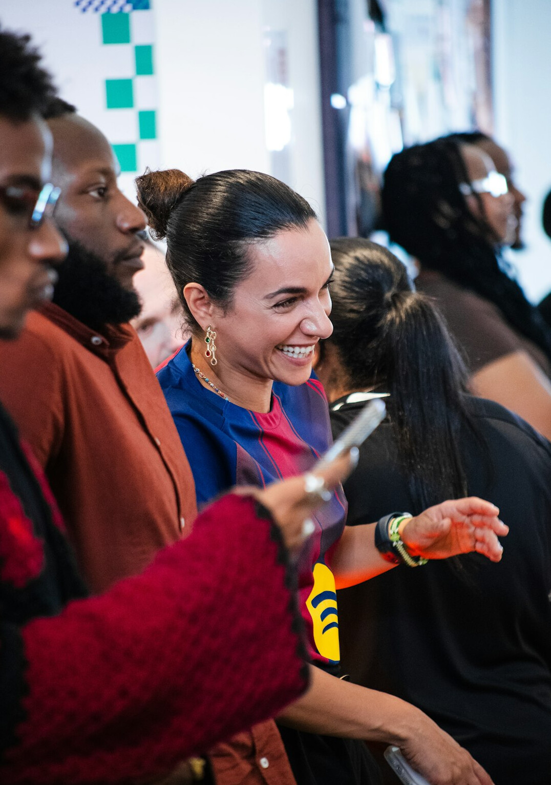 diverse professionals networking