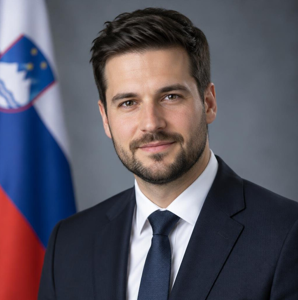 Young man in suit portrait looking at the camera